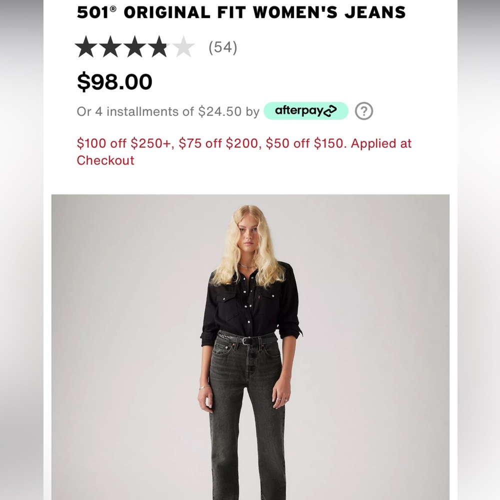 levi 501 original fit jeans